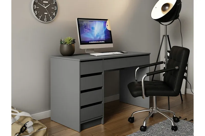 Kintore Skrivbord 120 cm Anthracite - Möbler - Bord & matgrupper - Kontorsbord - Skrivbord