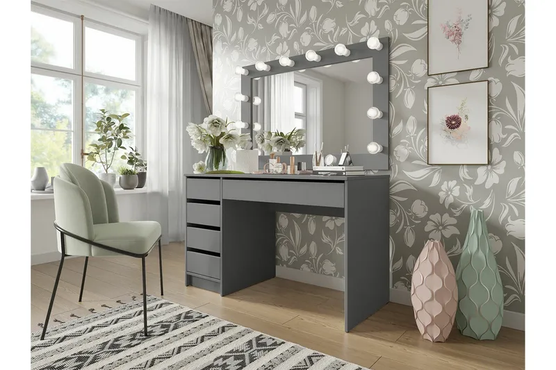 Kintore Skrivbord 120 cm Anthracite - Möbler - Bord & matgrupper - Kontorsbord - Skrivbord