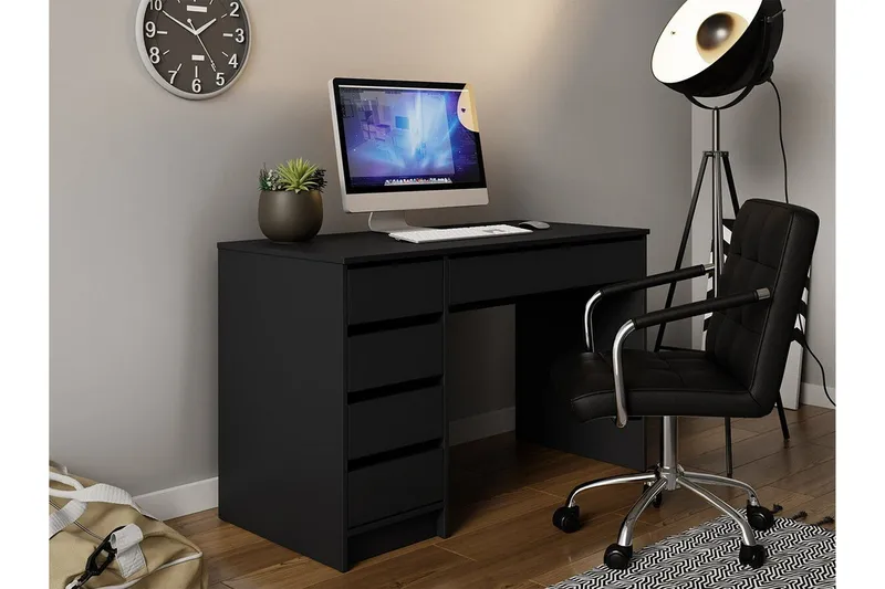 Kintore Skrivbord 120 cm Black - Möbler - Bord & matgrupper - Kontorsbord - Skrivbord