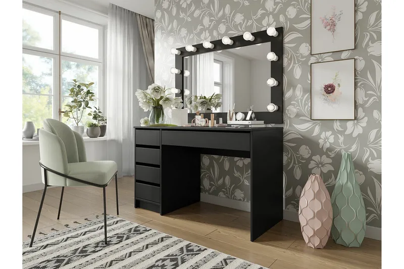 Kintore Skrivbord 120 cm Black - Möbler - Bord & matgrupper - Kontorsbord - Skrivbord