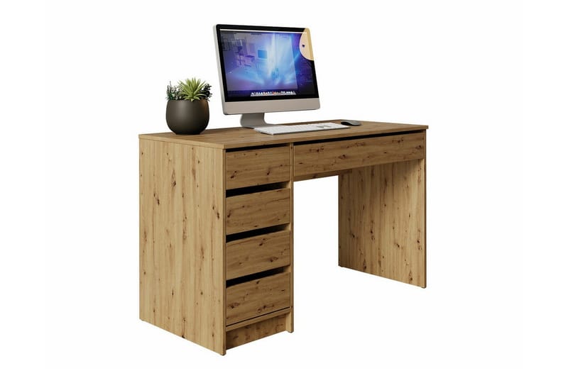Kintore Skrivbord 120 cm NO_BRAND Brown - Möbler - Bord & matgrupper - Kontorsbord - Skrivbord