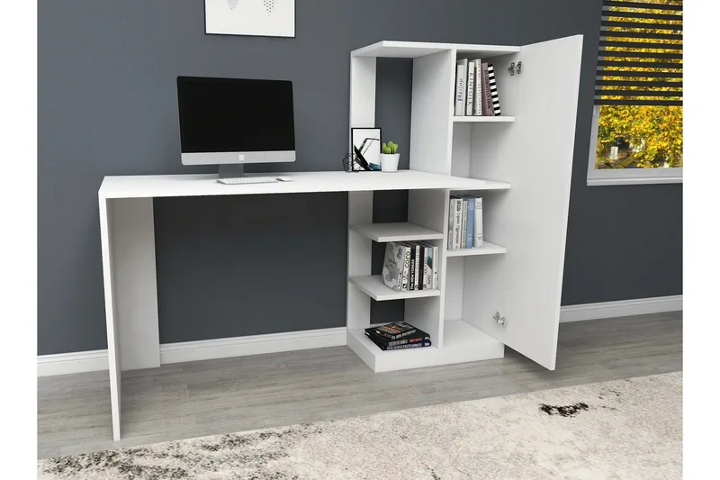 Klul Skrivbord 120 cm - Vit - Möbler - Bord & matgrupper - Kontorsbord - Skrivbord