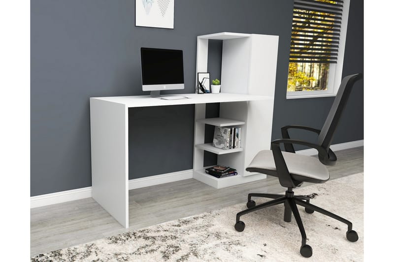 Klul Skrivbord 120 cm - Vit - Möbler - Bord & matgrupper - Kontorsbord - Skrivbord