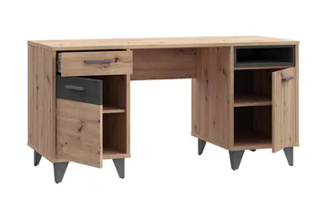 Kocherinovo Skrivbord 150 cm - Brun/Grå - Möbler - Bord & matgrupper - Kontorsbord - Skrivbord