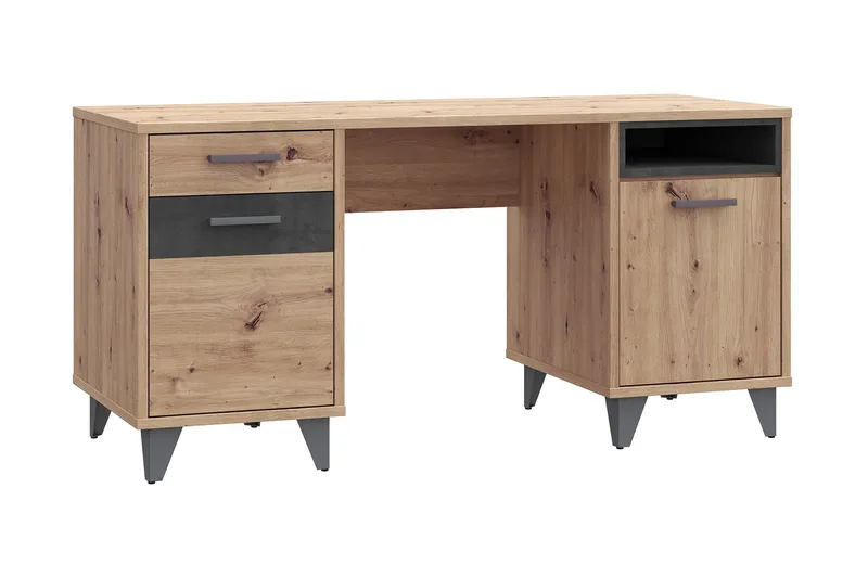 Kocherinovo Skrivbord 150 cm - Brun/Grå - Möbler - Bord & matgrupper - Kontorsbord - Skrivbord