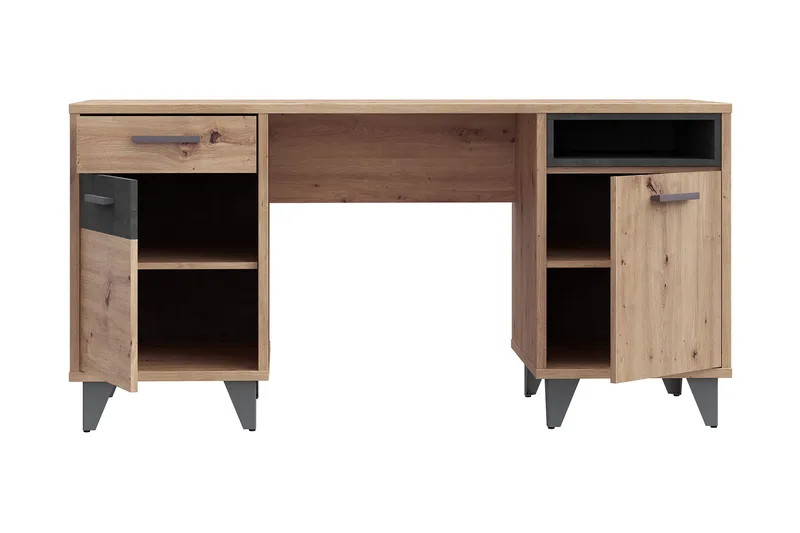 Kocherinovo Skrivbord 150 cm - Brun/Grå - Möbler - Bord & matgrupper - Kontorsbord - Skrivbord