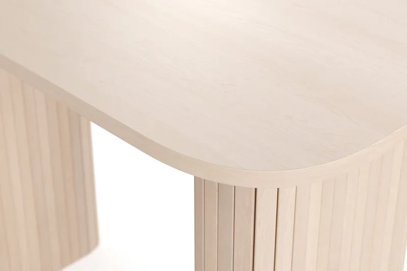 Kopparbo Skrivbord 100 cm Vitlaserad Ek - Ljust vitlaserat ekträ - Möbler - Bord & matgrupper - Kontorsbord - Skrivbord