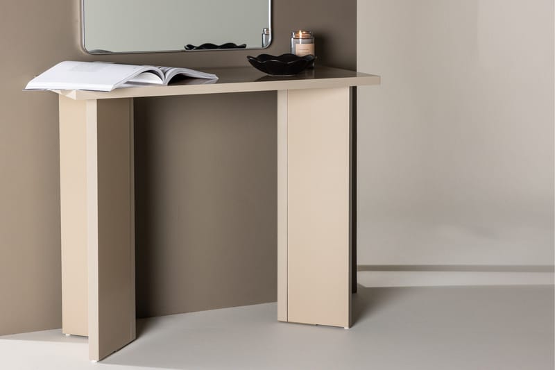 Kristansund Skrivbord 90x42 cm Beige - Venture Home - Möbler - Bord & matgrupper - Kontorsbord - Skrivbord