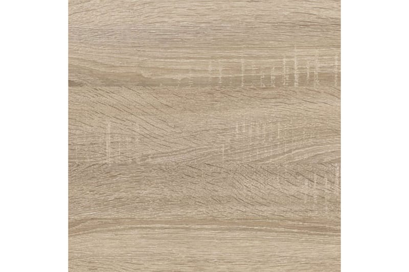 Kylien Skrivbord 125 cm LED-belysning Förvaring Bokhylla Vit - Ekfärg - Möbler - Bord & matgrupper - Kontorsbord - Skrivbord