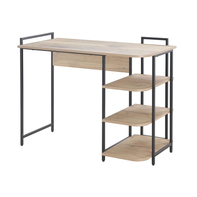 Skrivbord Lester Melamin 101,5x51,5x81 cm, ljust trä