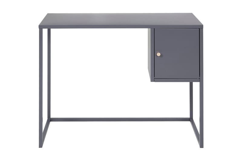 Lovenote Skrivbord 95 cm med Förvaring Skåp - Ljusgrå - Skrivbord