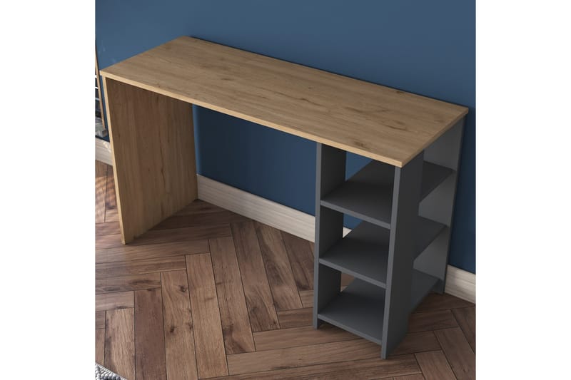 Makrud Skrivbord 120 cm - Valnöt/Antracit - Möbler - Bord & matgrupper - Kontorsbord - Skrivbord