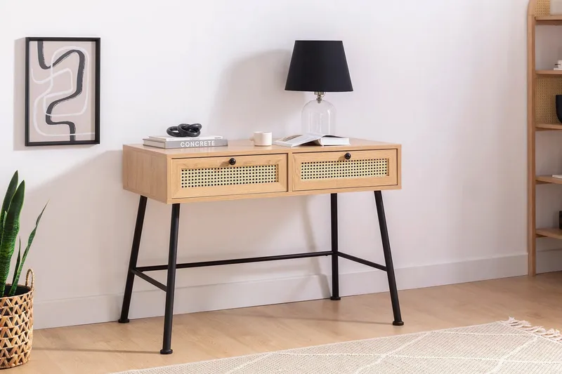 Makwana Skrivbord 107 cm - Natural - Möbler - Bord & matgrupper - Kontorsbord - Skrivbord