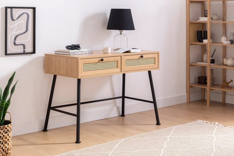 Makwana Skrivbord 107 cm - Natural - Möbler - Bord & matgrupper - Kontorsbord - Skrivbord