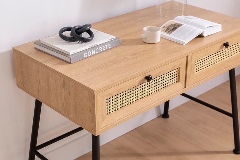 Makwana Skrivbord 107 cm - Natural - Möbler - Bord & matgrupper - Kontorsbord - Skrivbord