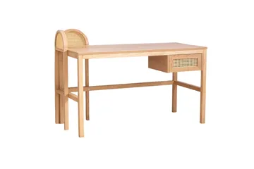 Makwana Skrivbord 130 cm - Natural - Möbler - Bord & matgrupper - Kontorsbord - Skrivbord