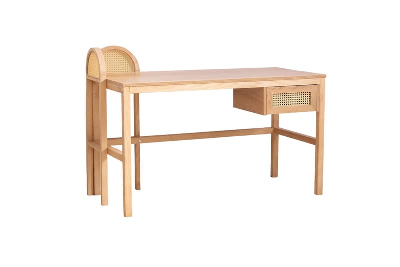 Makwana Skrivbord 130 cm - Natural - Möbler - Bord & matgrupper - Kontorsbord - Skrivbord