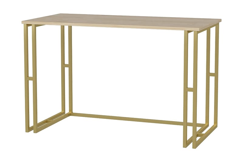 Malem Skrivbord 60x74,8x120 cm - Guld/Brun - Möbler - Bord & matgrupper - Kontorsbord - Skrivbord