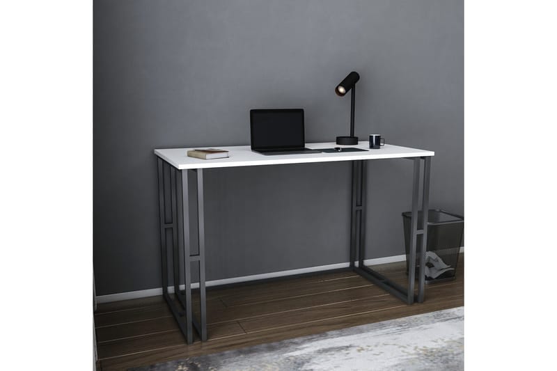 Malem Skrivbord 60x74,8x120 cm - Svart/Vit - Möbler - Bord & matgrupper - Kontorsbord - Skrivbord