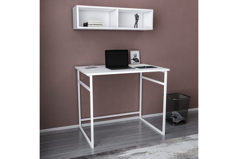 Malem Skrivbord 60x75x90 cm - Vit - Möbler - Bord & matgrupper - Kontorsbord - Skrivbord