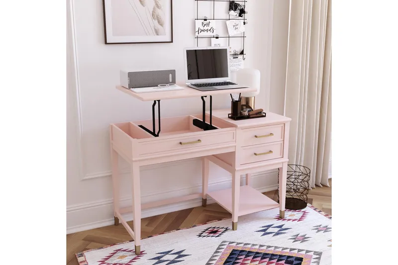 Mariami Skrivbord - Rosa - Möbler - Bord & matgrupper - Kontorsbord - Skrivbord