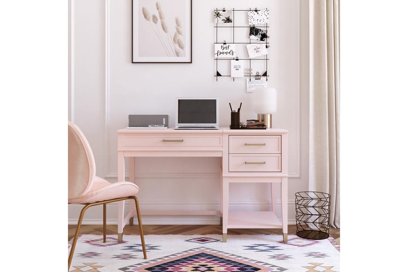 Mariami Skrivbord - Rosa - Möbler - Bord & matgrupper - Kontorsbord - Skrivbord