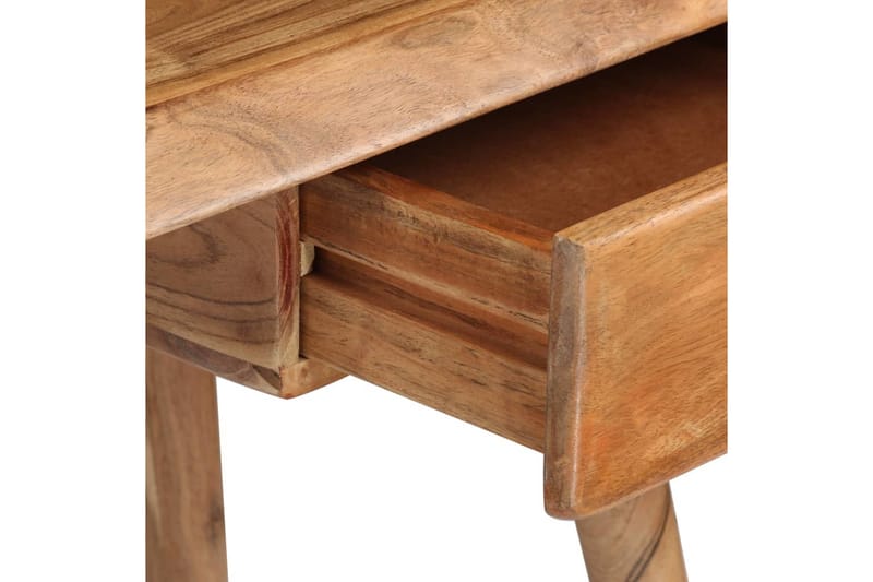 Skrivbord massivt akaciaträ 110x50x76 cm - Brun - Skrivbord