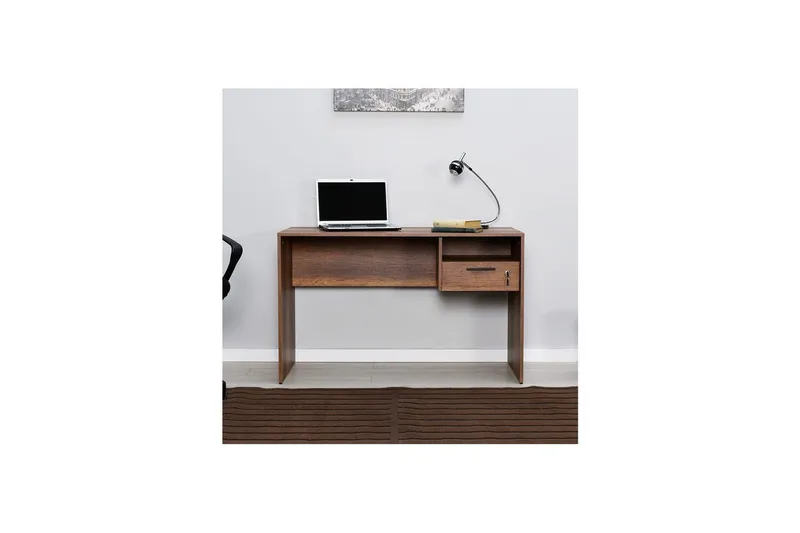 Skrivbord Matulca Valnöt - Valnöt - Möbler - Bord & matgrupper - Kontorsbord - Skrivbord