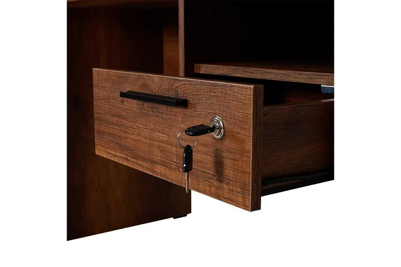 Skrivbord Matulca Valnöt - Valnöt - Möbler - Bord & matgrupper - Kontorsbord - Skrivbord