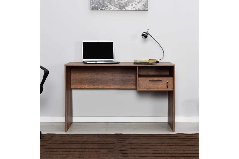 Skrivbord Matulca Valnöt - Valnöt - Möbler - Bord & matgrupper - Kontorsbord - Skrivbord