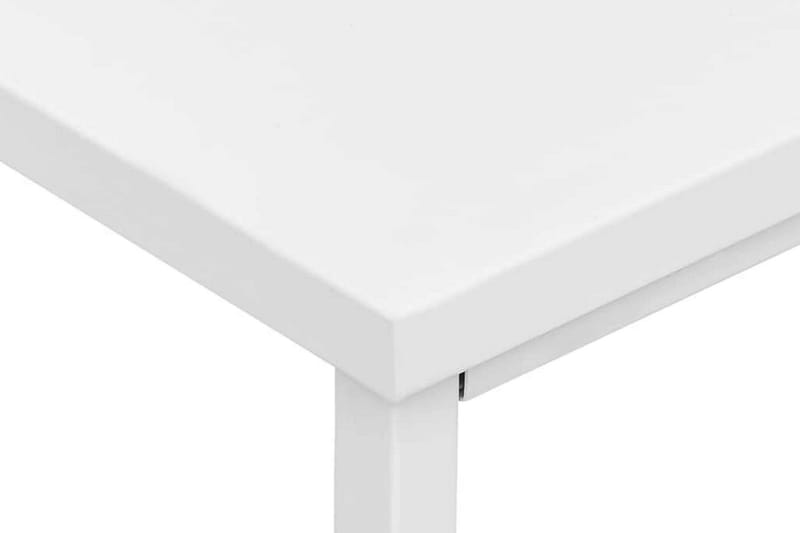 Skrivbord med lådor industriell vit 105x52x75 cm stål - Vit - Möbler - Bord & matgrupper - Kontorsbord - Skrivbord