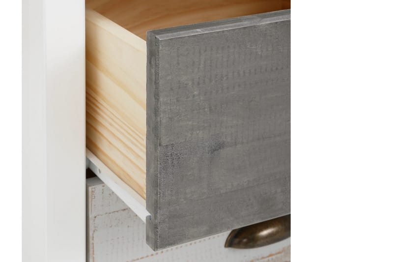 Meridian Skrivbord 140 cm - Vit/Ljusgrå/Mörkgrå - Möbler - Bord & matgrupper - Kontorsbord - Skrivbord