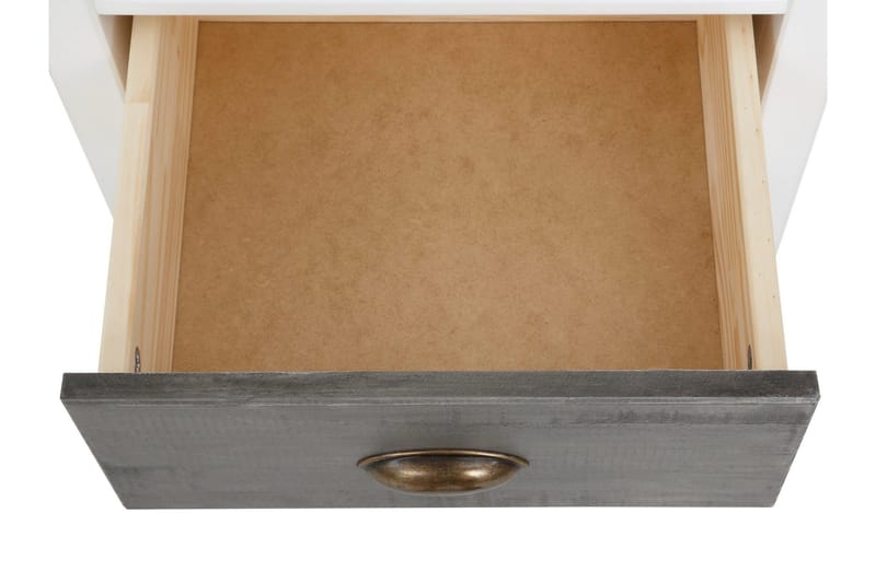 Meridian Skrivbord 140 cm - Vit/Ljusgrå/Mörkgrå - Möbler - Bord & matgrupper - Kontorsbord - Skrivbord