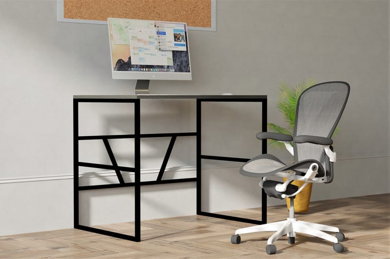 Mitchar Skrivbord 90 cm - Antracit - Möbler - Bord & matgrupper - Kontorsbord - Skrivbord