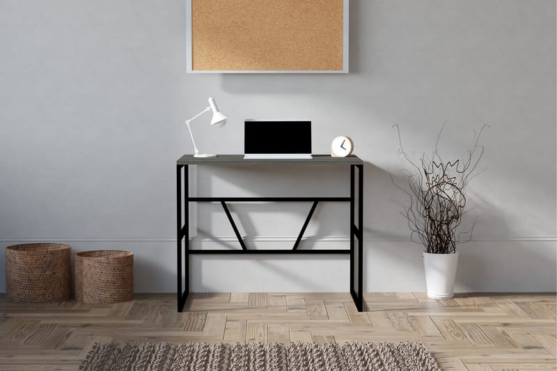 Mitchar Skrivbord 90 cm - Antracit - Möbler - Bord & matgrupper - Kontorsbord - Skrivbord