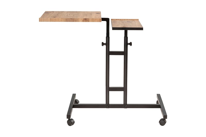Morse Ståskrivbord 67 cm - Trä/natur/Svart - Höj och sänkbart skrivbord - Skrivbord