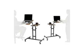 Morse Ståskrivbord 67 cm - Trä/natur/Svart - Möbler - Bord & matgrupper - Kontorsbord - Skrivbord - Höj och sänkbart skrivbord