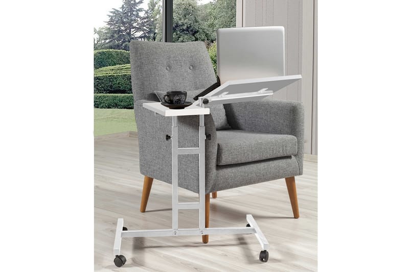 Morse Ståskrivbord 67 cm - Vit - Möbler - Bord & matgrupper - Kontorsbord - Skrivbord - Höj och sänkbart skrivbord