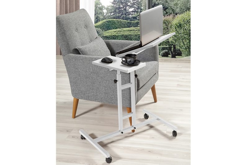 Morse Ståskrivbord 67 cm - Vit - Möbler - Bord & matgrupper - Kontorsbord - Skrivbord - Höj och sänkbart skrivbord