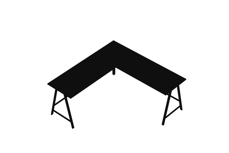 Nagender Skrivbord 180 cm - Svart - Möbler - Bord & matgrupper - Kontorsbord - Skrivbord