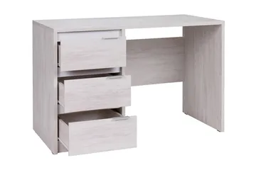 Najera Skrivbord 120 cm med Förvaring 3 Lådor - Brun/Svart - Möbler - Bord & matgrupper - Kontorsbord - Skrivbord