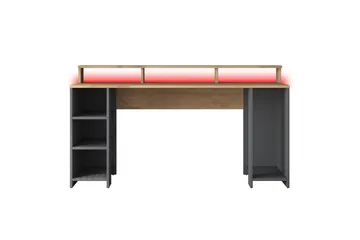 Nanak Skrivbord 160 cm - Valnöt/Antracit - Möbler - Bord & matgrupper - Kontorsbord - Skrivbord