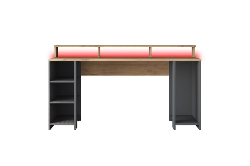 Nanak Skrivbord 160 cm - Valnöt/Antracit - Möbler - Bord & matgrupper - Kontorsbord - Skrivbord