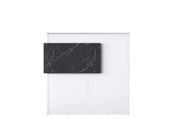 Naruto Skrivbord 110 cm - Marmor/Vit - Möbler - Bord & matgrupper - Kontorsbord - Skrivbord