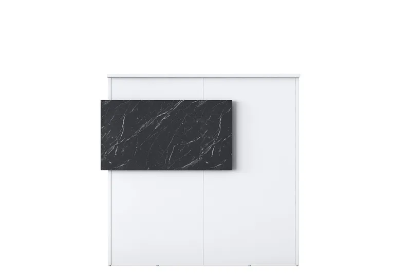 Naruto Skrivbord 110 cm - Marmor/Vit - Möbler - Bord & matgrupper - Kontorsbord - Skrivbord