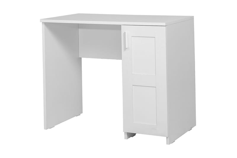 Nerlamane Skrivbord 90 cm med Förvaring Skåp - Vit - Möbler - Bord & matgrupper - Kontorsbord - Skrivbord