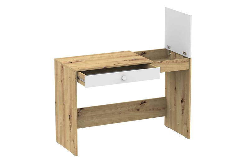 Nero Skrivbord 120 cm - Natur/Vit/Grå - Möbler - Bord & matgrupper - Kontorsbord - Skrivbord