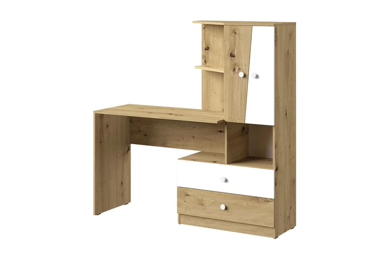Nero Skrivbord 150 cm - Natur/Vit - Möbler - Bord & matgrupper - Kontorsbord - Skrivbord