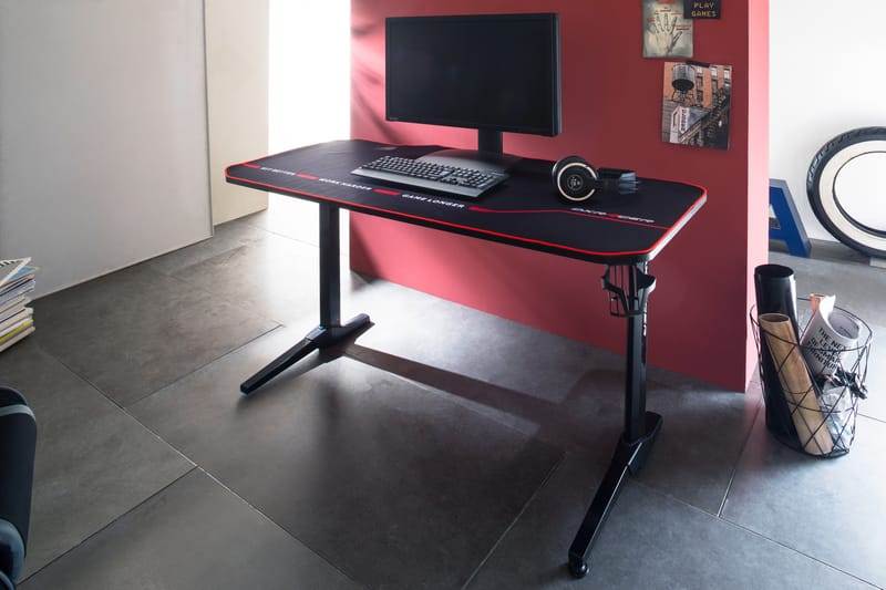 Nonya 2 Gaming Skrivbord 140 cm - Svart - Skrivbord - Datorbord