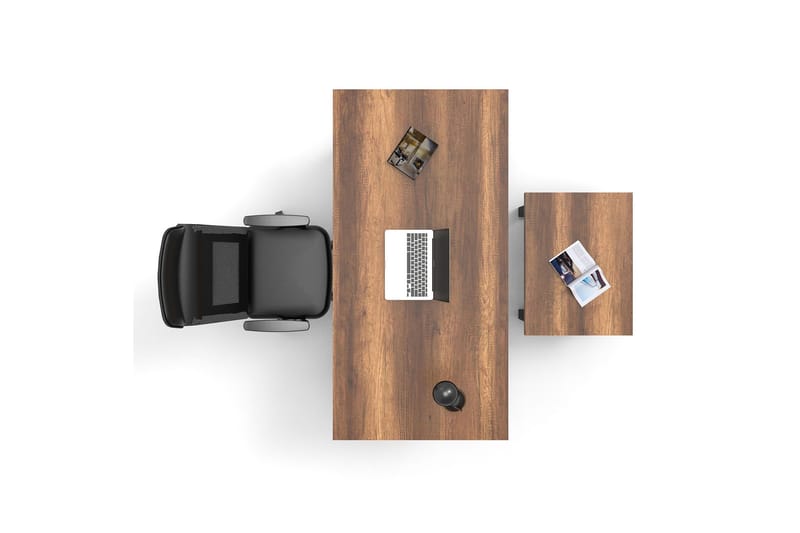 Numandro Skrivbord 180 cm - Teak/Antracit - Möbler - Bord & matgrupper - Kontorsbord - Skrivbord